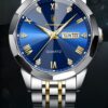 POEDAGAR 810 Luxury Men Watch Waterproof Luminous Men’s Wristwatch Stainless Steel Quartz Clocks